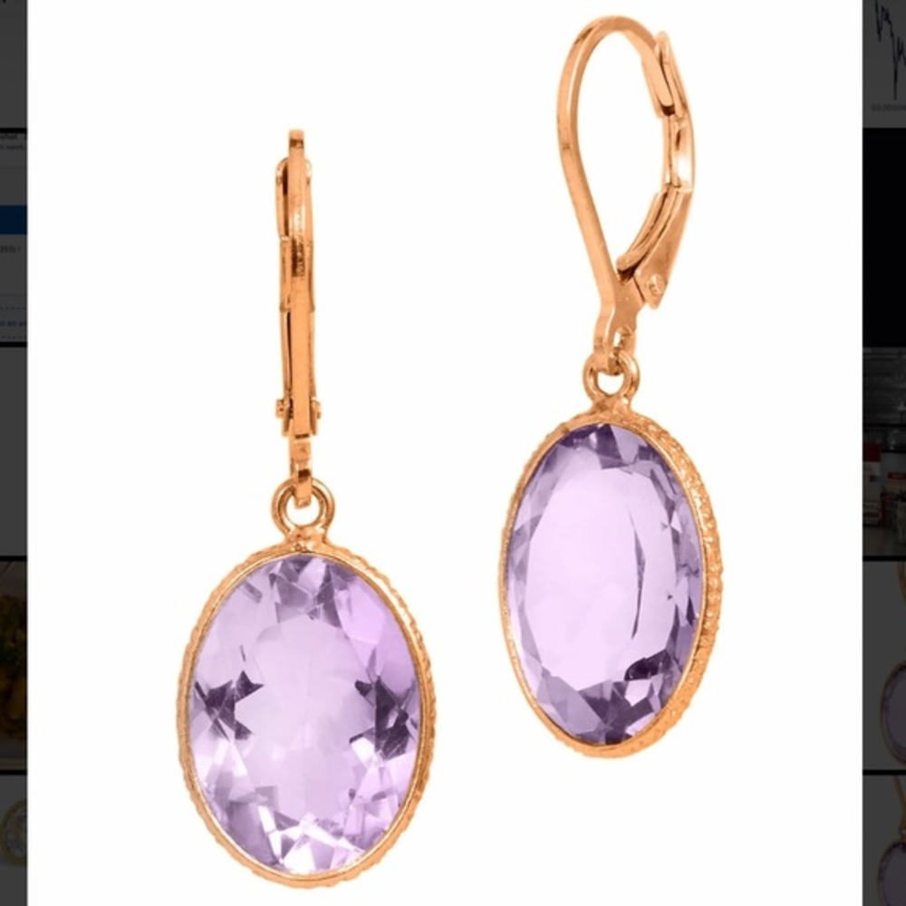 Savvy Cie Jeweler rose gold earrings